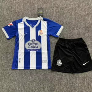 Deportivo de La Coruna 2026/2027 Kids Size Home Football Shirt