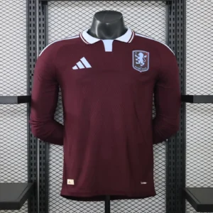 Aston Villa 2026/2027 Player Home Long Sleeve Football Shirt 1:1 Thai Quality