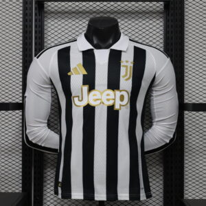 2026/2027 Player Juventus Home Long sleeve Soccer Jersey 1:1 Thai Quality