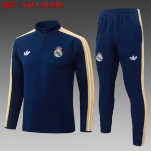 2026/2027 Real Madrid Half zipper Training Suit Set
