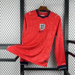 England 2026/2027 Fan Long Sleeve Away Football Shirt 1:1 Thai Quality